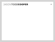 Tablet Screenshot of jasontoddcooper.com